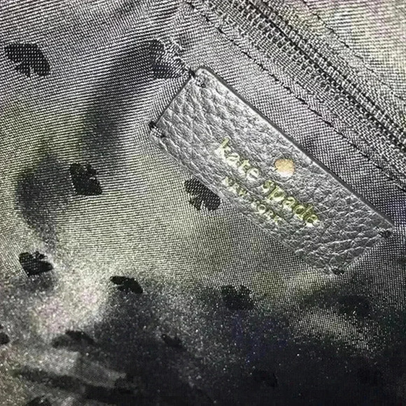 Kate Spade satchel leila medium triple compartment Purse Black - Picture 9 of 9